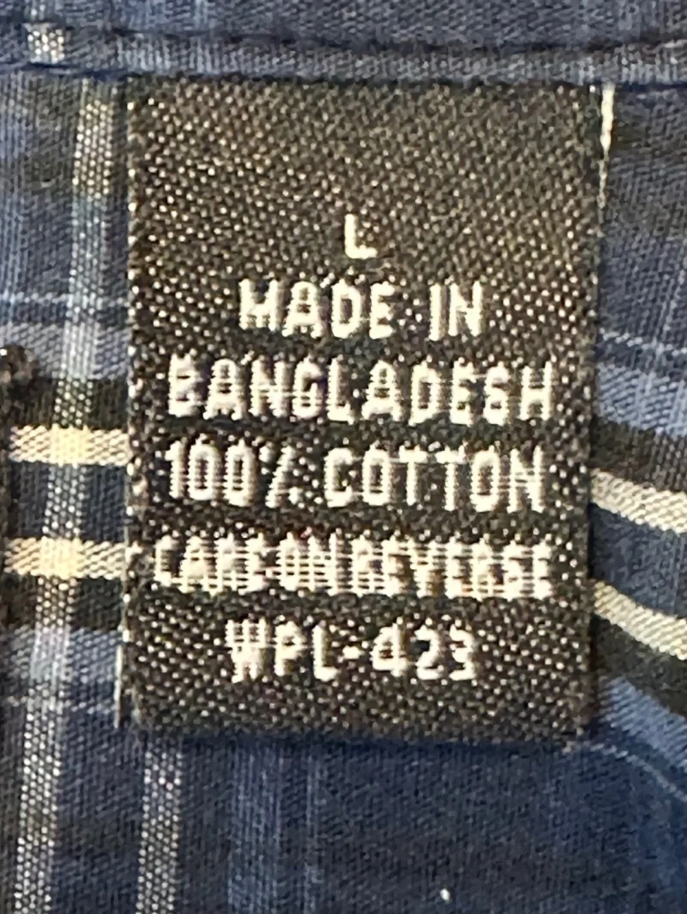 Levi's L 100% Cotton Plaid Long Sleeve Button Down Shirt Western Workwear Grunge